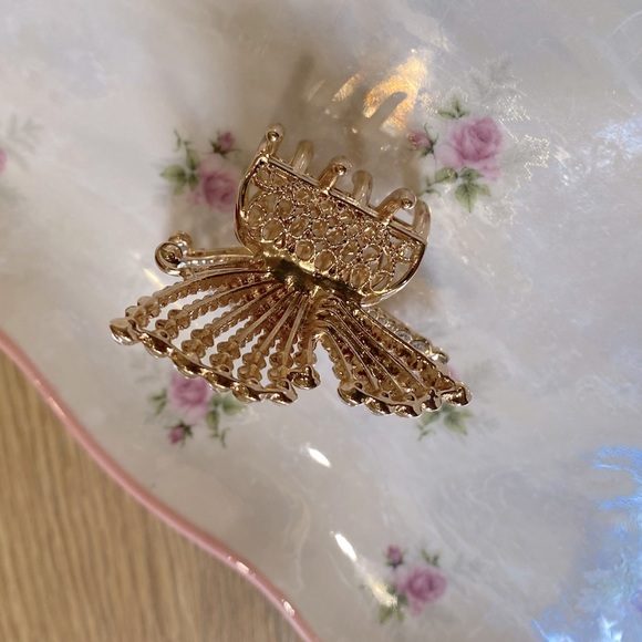 🦋 Butterfly Hair clip/Claw with Bling! New! - Picture 4 of 8